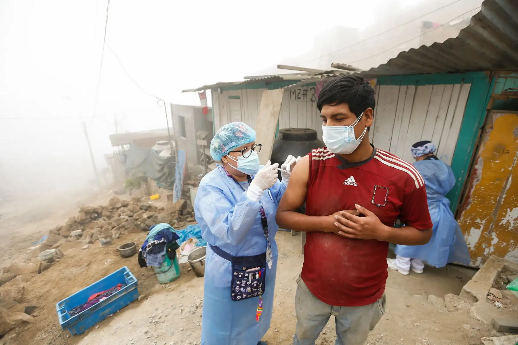 El Minsa anunció que el Perú alcanzó el 70% de la población objetivo inmunizada contra la covid-19 con las dos dosis. Foto: ANDINA/Minsa