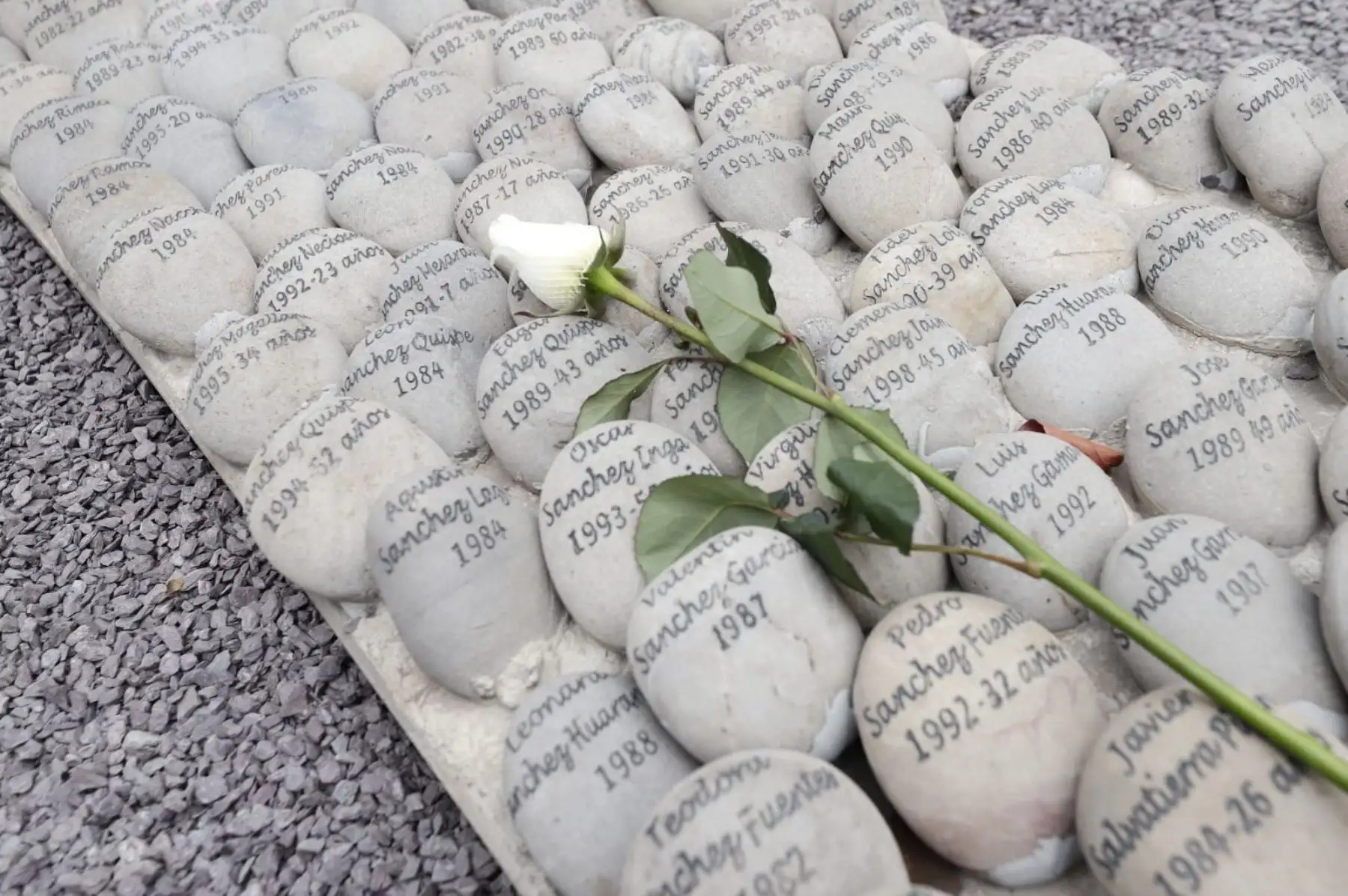 La ministra de Cultura, Gisela Ortiz, participó esta mañana en el recorrido “Caminos por la Memoria”, actividad que se desarrolló en el marco de la conmemoración por el Día de los Derechos Humanos. Foto: Mincul