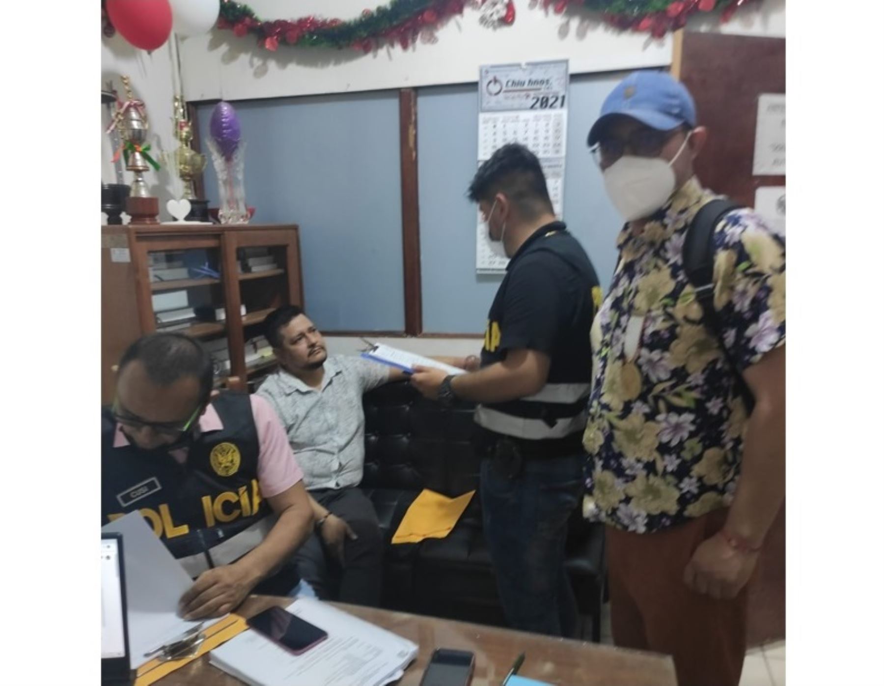 El Ministerio Público ejecuta un operativo contra una organización criminal que opera en Ucayali y que estaría integrada por autoridades y funcionarios regionales, encabezados por el gobernaddor, Francisco Pezo.