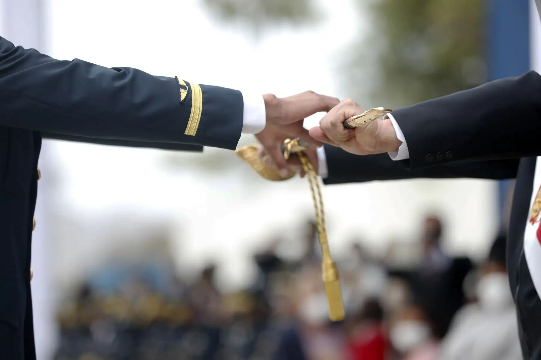 El presidente de la República, Pedro Castillo Terrones, encabeza la Ceremonia de Graduación de los Alféreces de la Escuela de Oficiales de la Fuerza Aérea del Perú.
Foto: ANDINA/Presidencia Perú