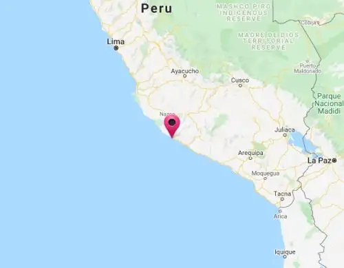 Un temblor de magnitud 5.3 se registró hoy en la provincia de Caravelí, región Arequipa, según el Centro Sismológico Nacional del Instituto Geofísico del Perú. ANDINA/Difusión