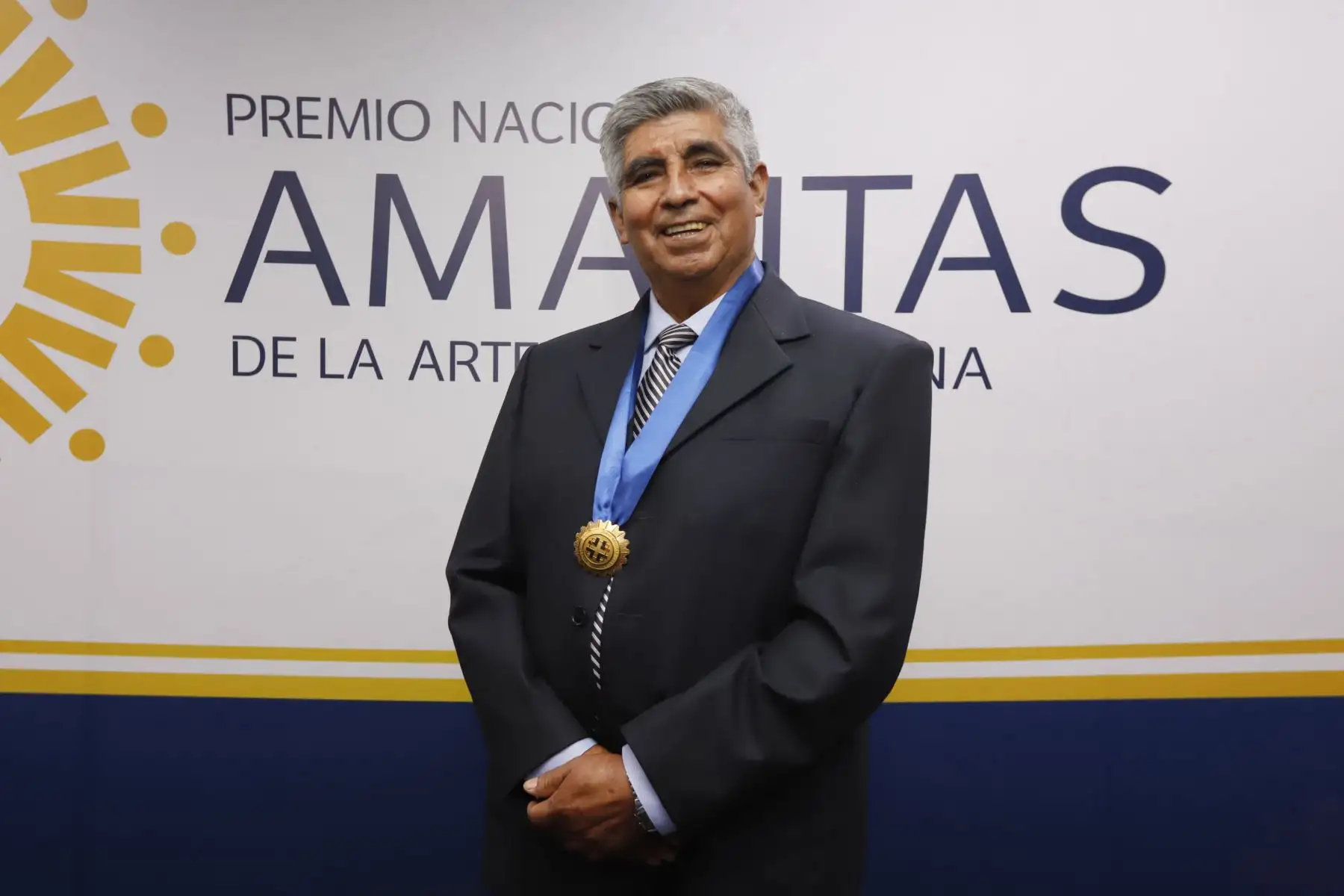 Amautas de la Artesanía Peruana 2021”, reconocimiento que alcanzó por su destacada trayectoria en la conservación de la tradición artesanal en el Perú, informó el Ministerio de Comercio Exterior y Turismo (Mincetur).  Foto: ANDINA/Difusión