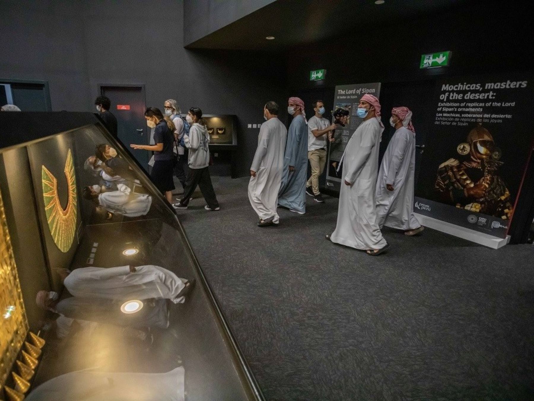 Exposición dedicada al Señor de Sipán deslumbra en la Expo 2020 Dubái. La muestra estará abierta hasta el 31 de enero del 2022.