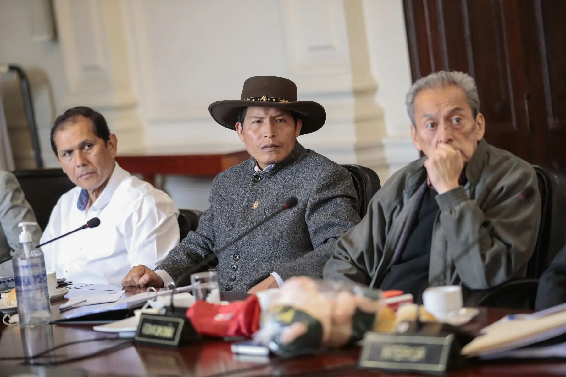 Presidente de la República, Pedro Castillo, lidera sesión del Consejo de Ministros.
Foto: ANDINA/Prensa Presidencia