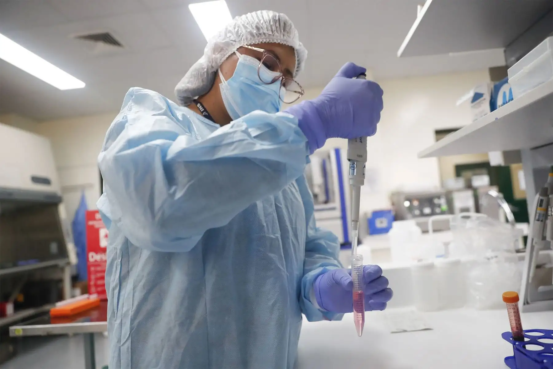 NS logra avances en el desarrollo de nanoanticuerpos para neutralizar la infección por covid-19 de una llama peruana, informó el biólogo molecular INS, Henri Bailón Calderón.
Foto: ANDINA/Renato Pajuelo
