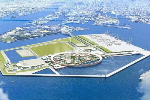 Sede de la futura EXPO 2025 en Osaka, Japón.