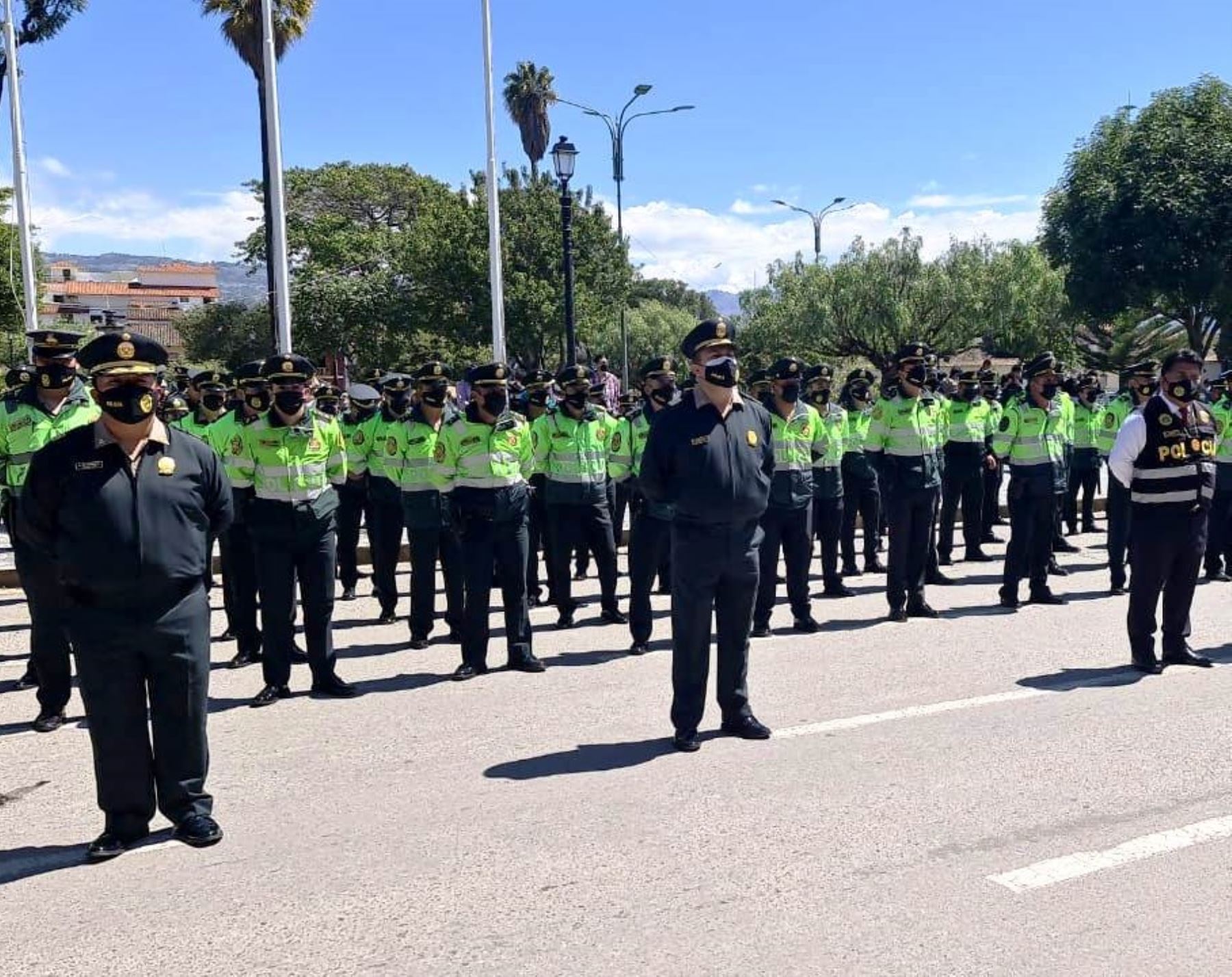Región Policial de Cajamarca pone en marcha plan de operaciones por Navidad y Año Nuevo para garantizar la seguridad en dicha región. ANDINA/Difusión
