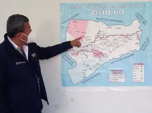 Áncash evalúa estrategias ante la baja cobertura de vacunación contra el covid-19 en el distrito de Quillo, ubicado en la provincia de Yungay.