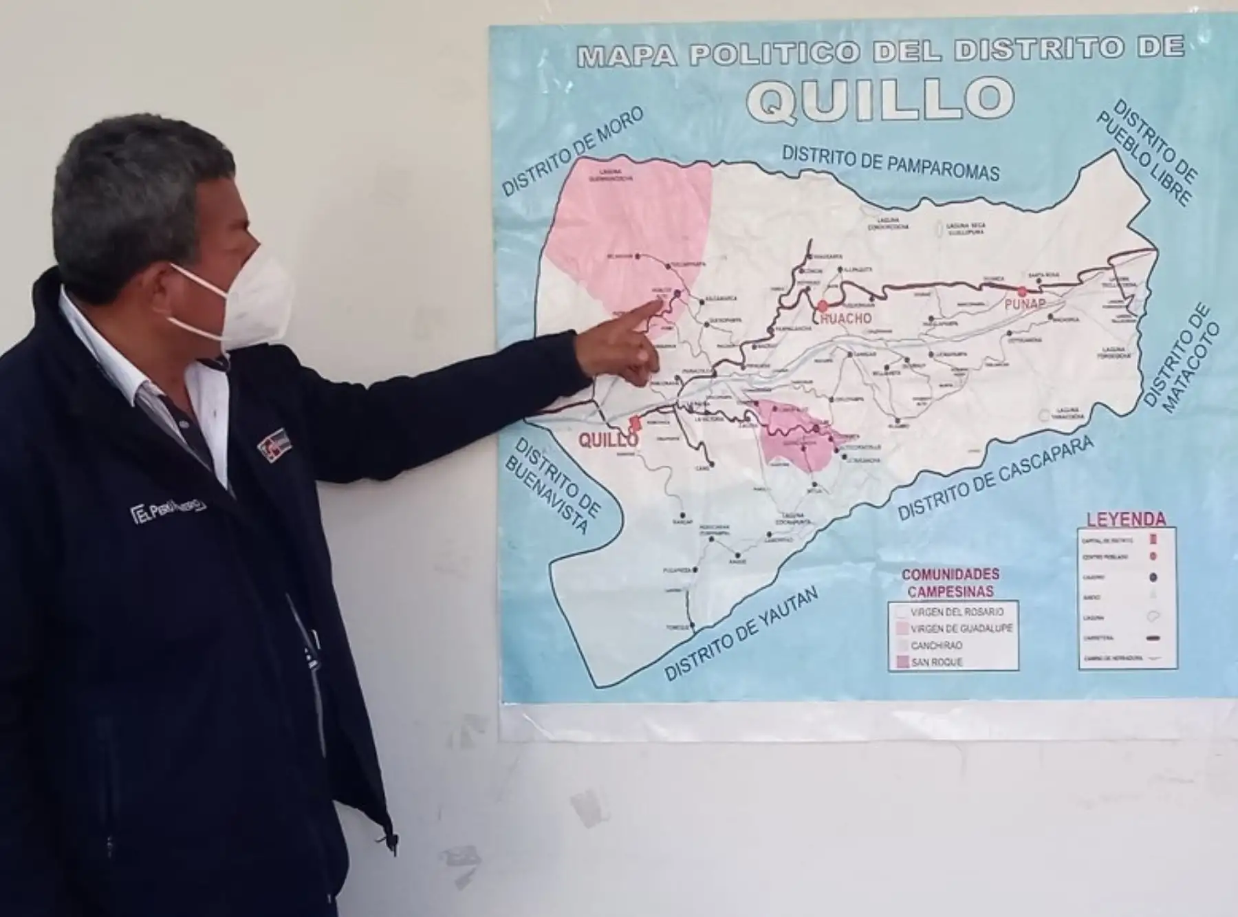 Áncash evalúa estrategias ante la baja cobertura de vacunación contra el covid-19 en el distrito de Quillo, ubicado en la provincia de Yungay.