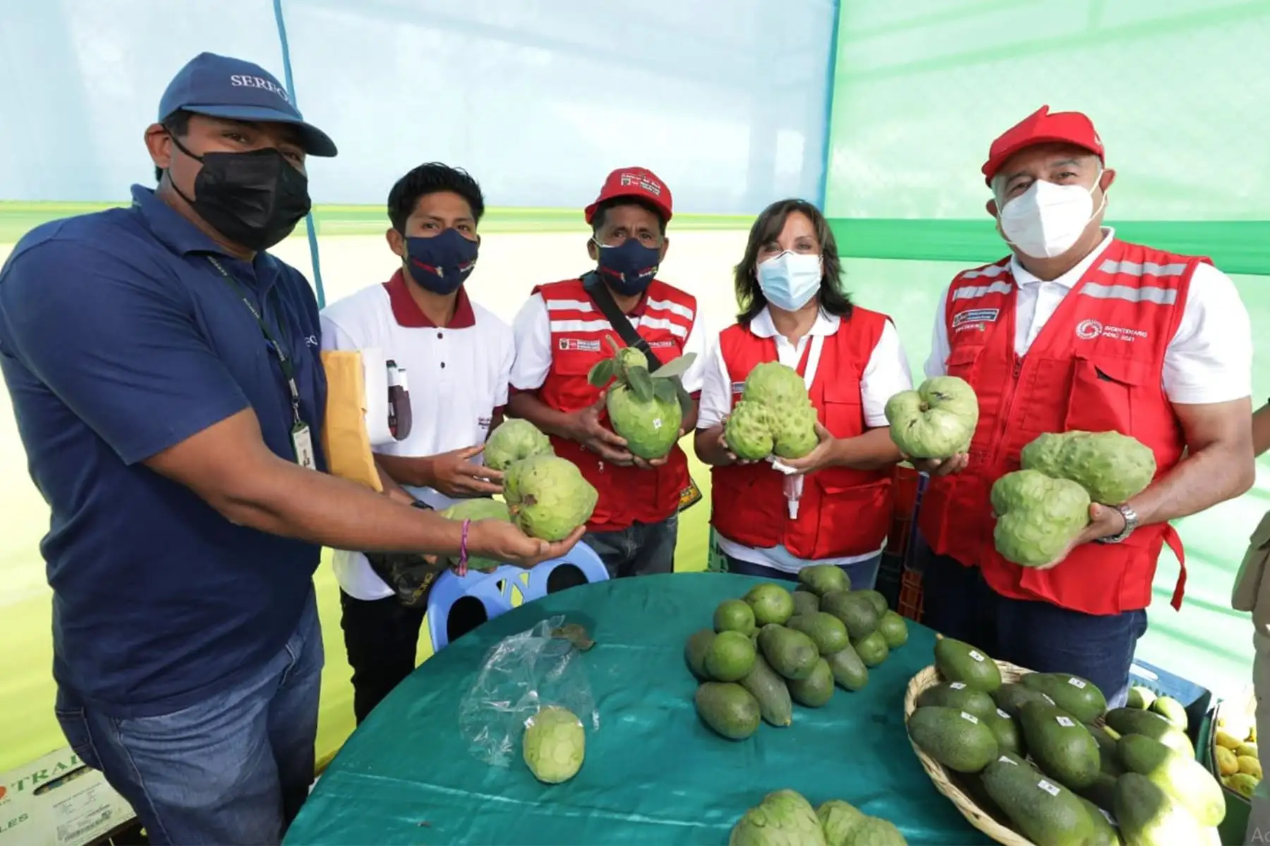 Ministra de Desarrollo e Inclusión Social, Dina Boluarte inauguró feria que busca promover el acceso a mercados locales para mejorar los ingresos de las familias. Emprendimientos de 70 productores del proyecto Haku Wiñay se ofrecen en feria agropecuaria regional en Nuevo Chimbote
Foto : Midis