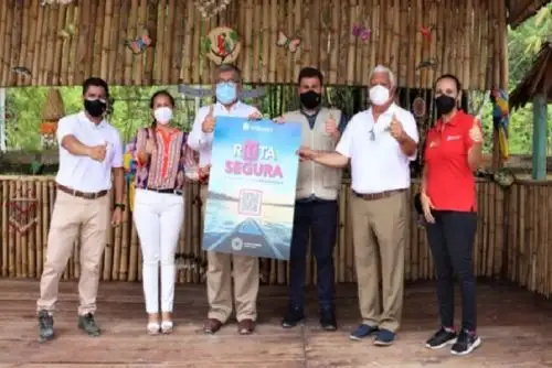 La guía virtual es el resultado de un trabajo conjunto del Indecopi y sus aliados estratégicos como la Dirección Regional de Turismo de Loreto e IPerú, mientras que la marca de certificación fue trabajada con el Gobierno Regional de Loreto, la misma que fue otorgada al presidente regional, Elisbán Ochoa Sosa.