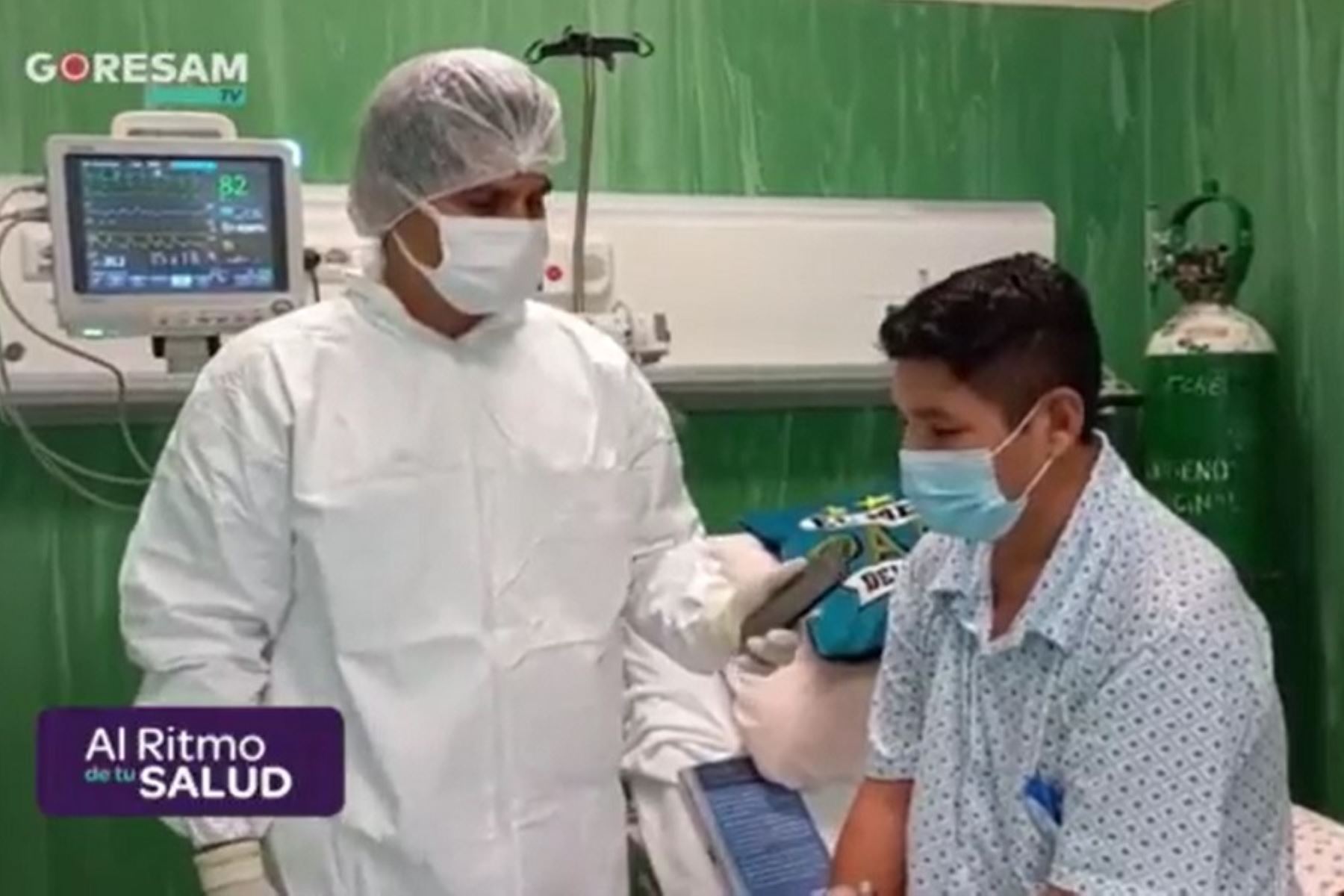 El técnico de enfermería Santos Cruz Abad cuenta su testimonio su decisión de no vacunarse contra la covid-19 y los efectos que tuvo en su salud. Foto: ANDINA/ Captura