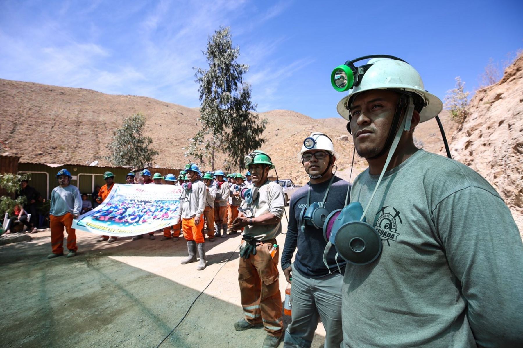 Mineros en proceso de formalización. Foto: Cortesía.