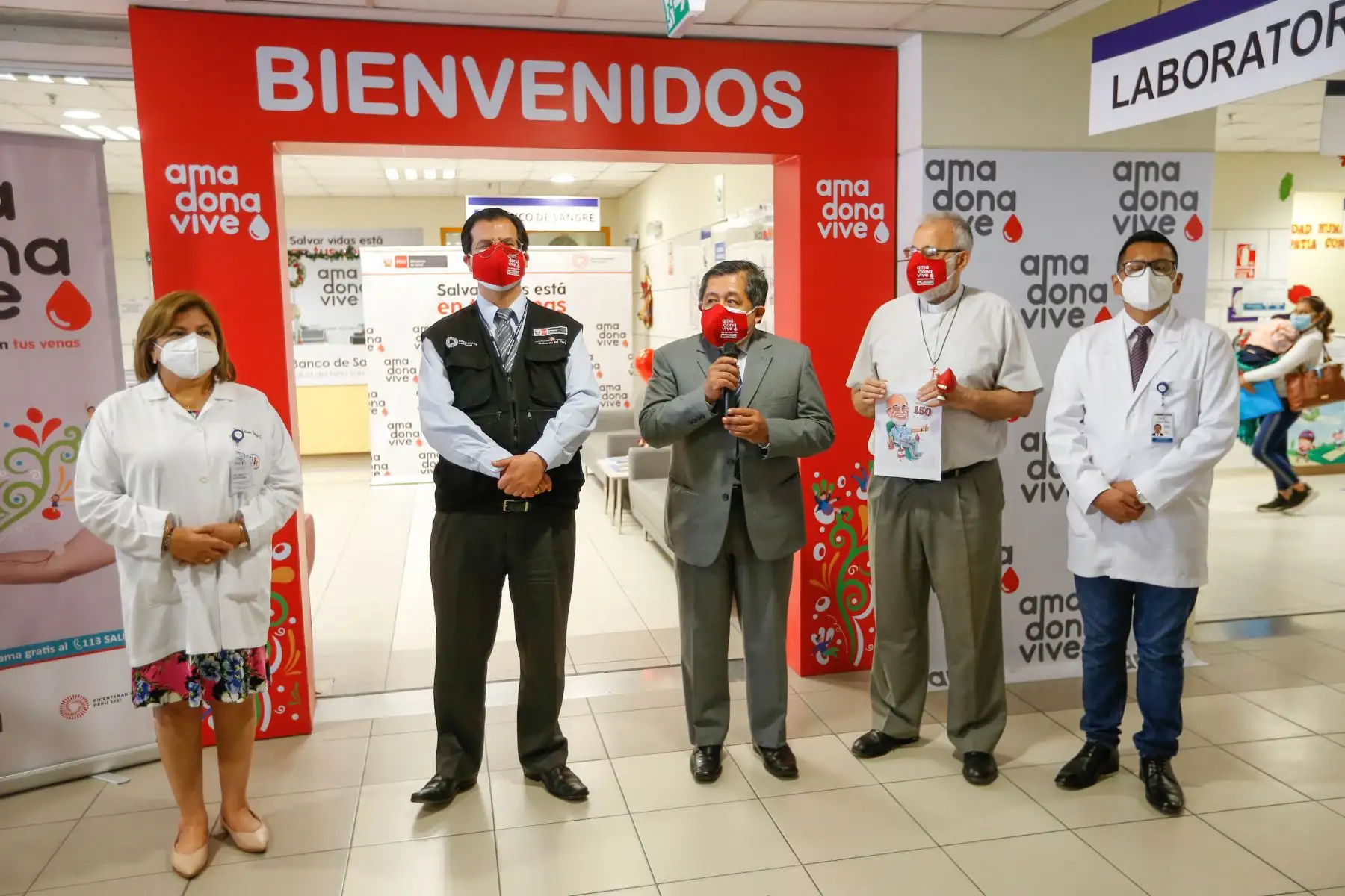 Ministerio de Salud, inicia la “Donatón Navideña” para colectar la sangre de donantes voluntarios.
Foto: ANDINA/Minsa