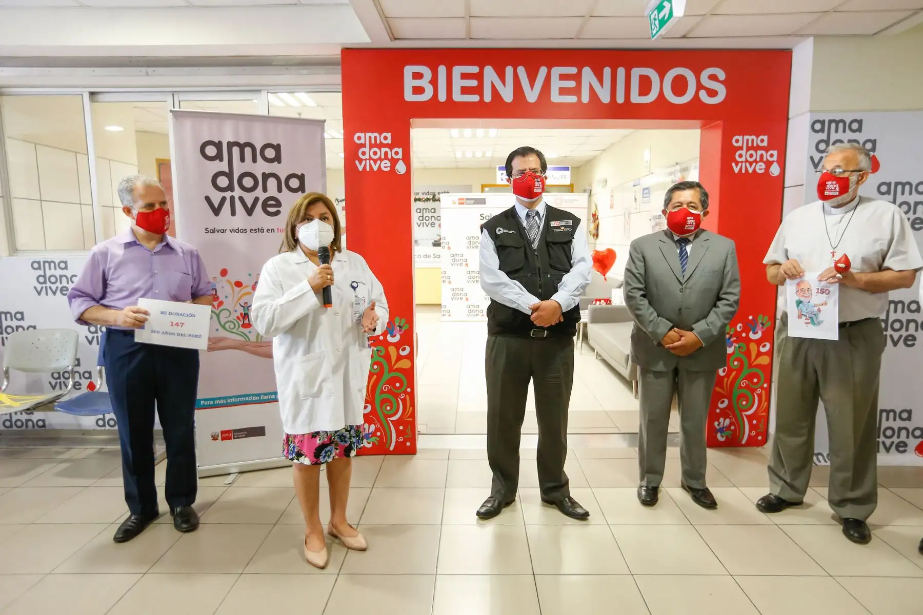 Ministerio de Salud, inicia la “Donatón Navideña” para colectar la sangre de donantes voluntarios.
Foto: ANDINA/Minsa