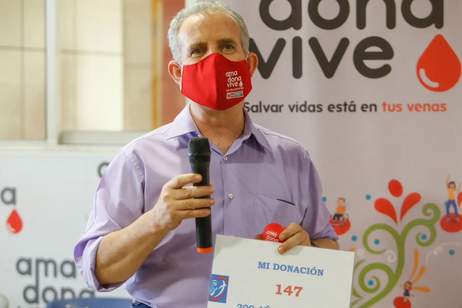 Ministerio de Salud, inicia la “Donatón Navideña” para colectar la sangre de donantes voluntarios.
Foto: ANDINA/Minsa