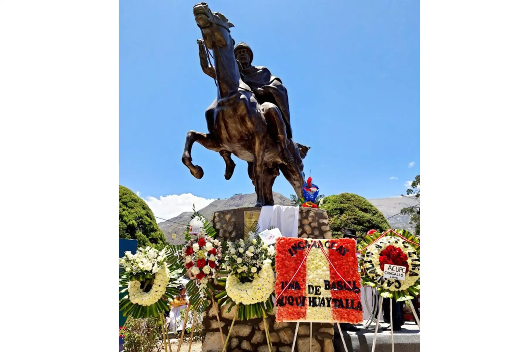 La ministra de Cultura, Gisela Ortiz, llegó a la ciudad de Ayacucho para participar de la conmemoración por los 200 años de la resistencia histórica de Cangallo.
Foto: Mincul