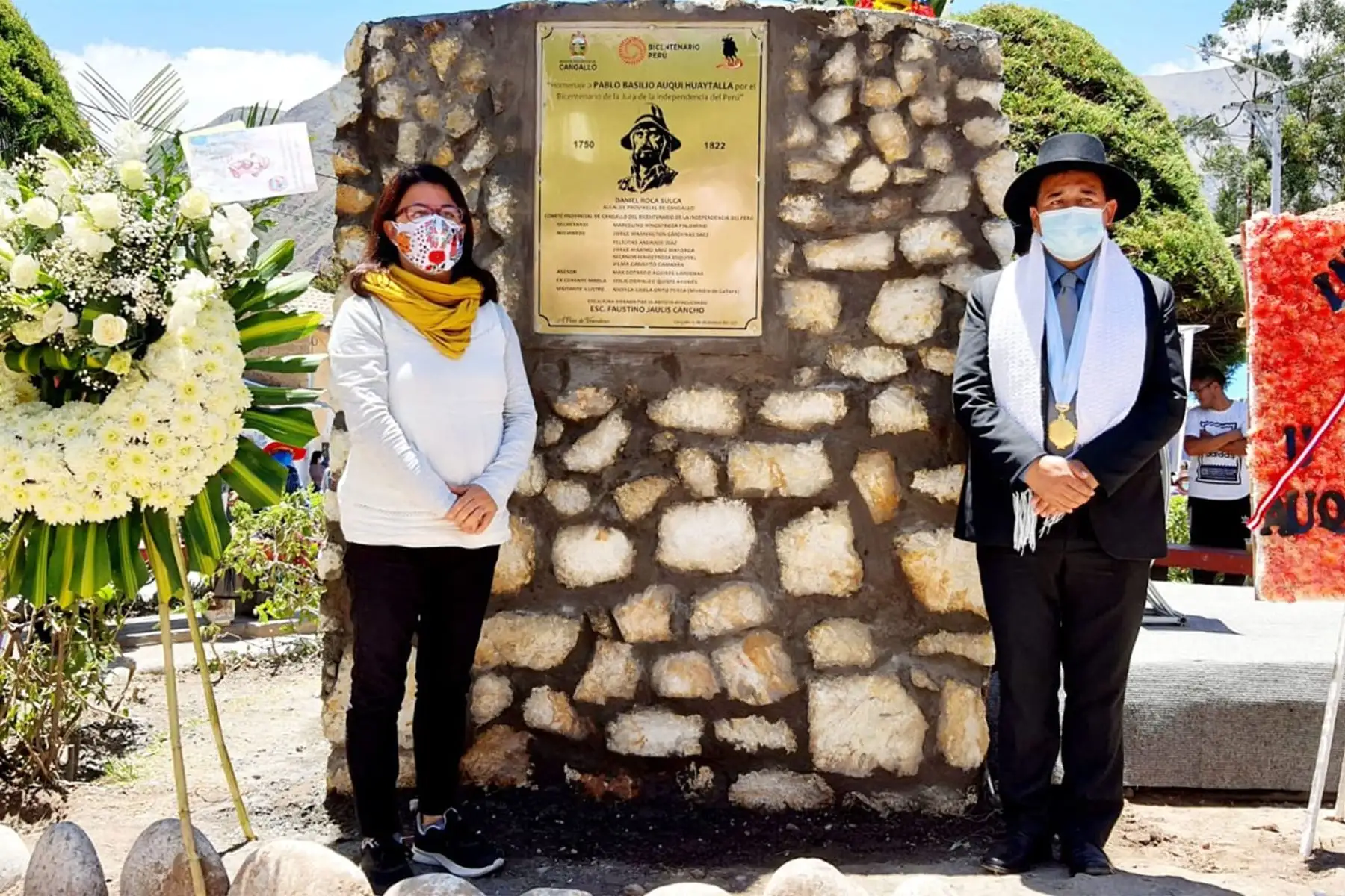 La ministra de Cultura, Gisela Ortiz, llegó a la ciudad de Ayacucho para participar de la conmemoración por los 200 años de la resistencia histórica de Cangallo.
Foto: Mincul