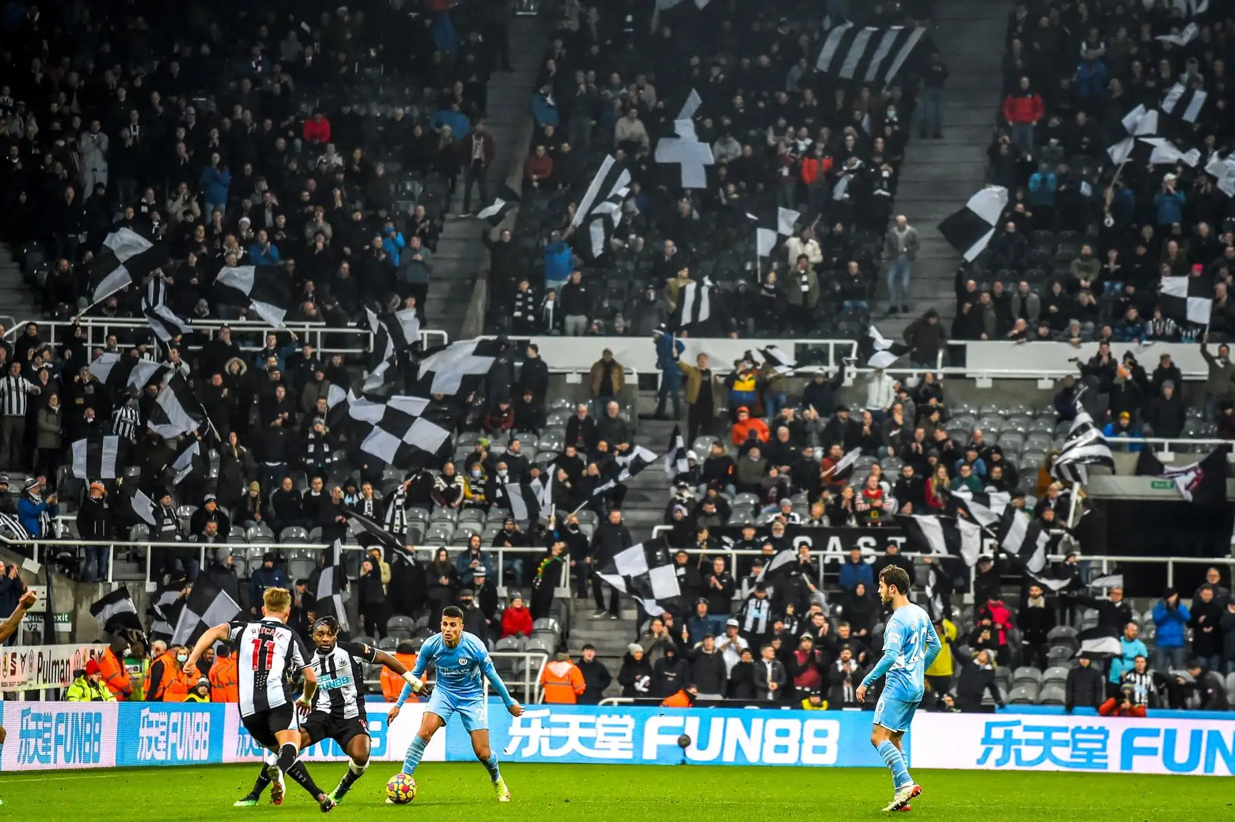 Manchester City choca ante el Newcastle por la Premier League. Foto: EFE