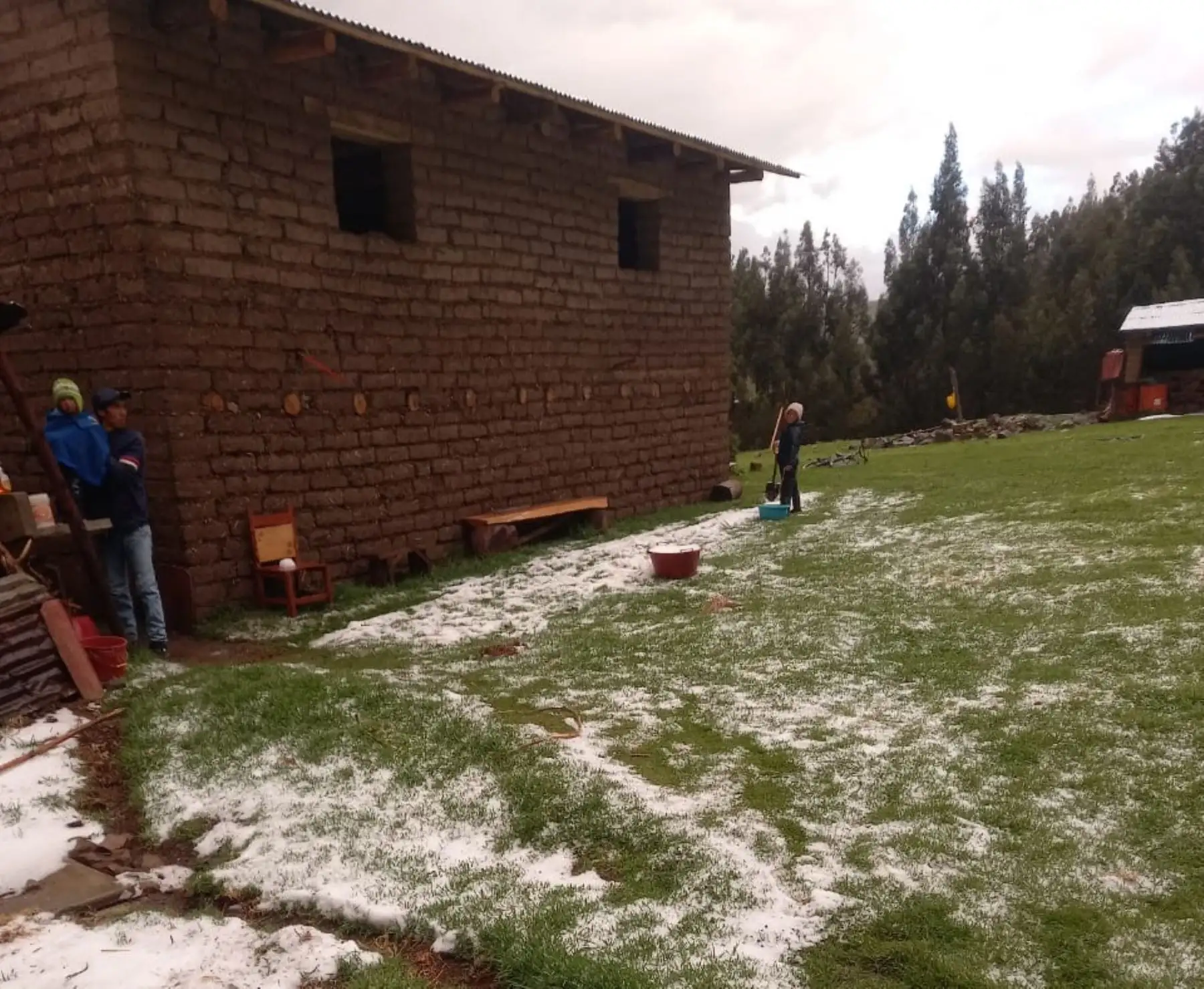 Intensa granizada afecta cultivos en dos caseríos de la provincia de Sihuas, en la sierra de la región Áncash. Foto: ANDINA/Difusión.