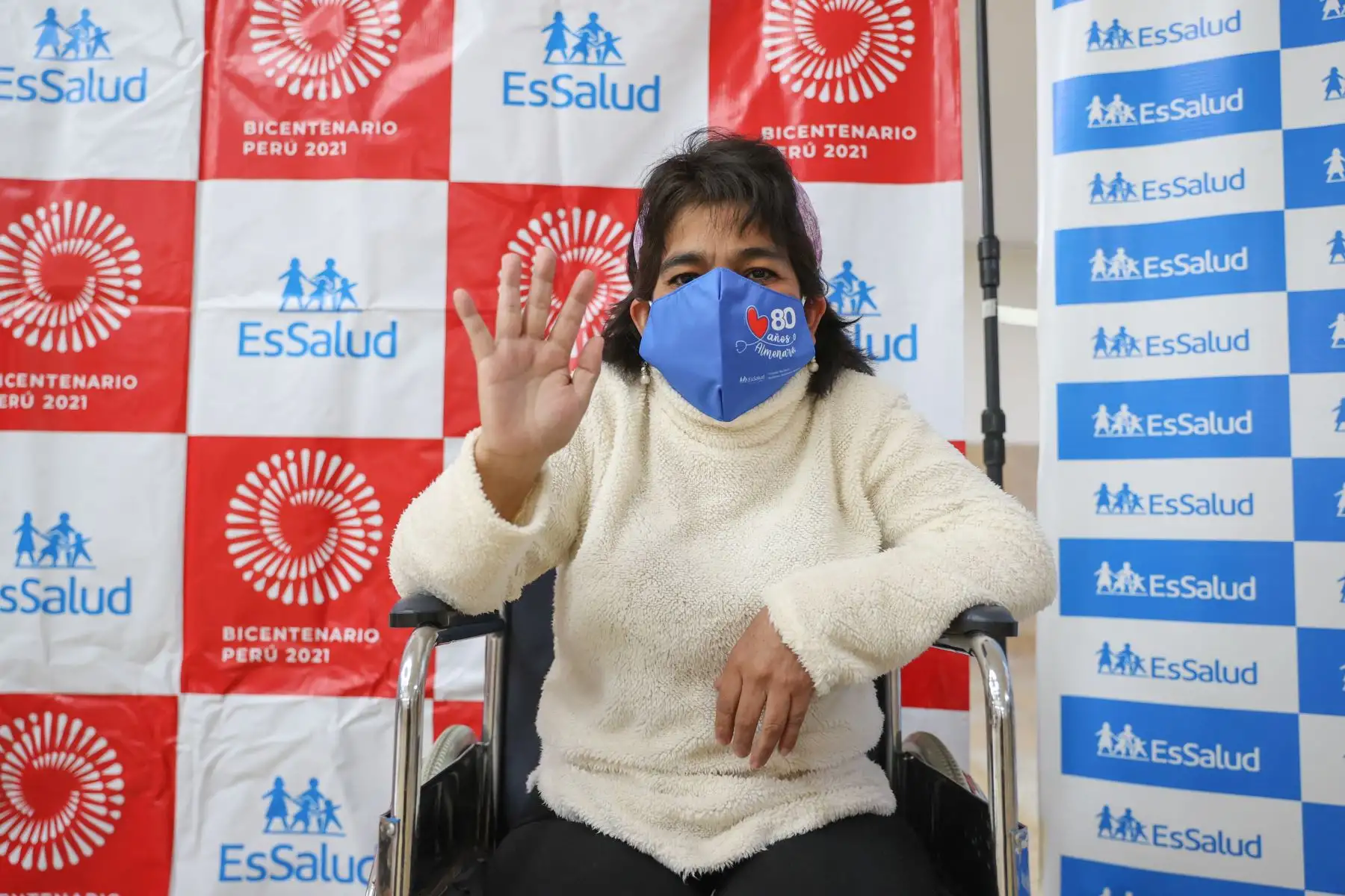 EsSalud da de alta a piurana tras realizarle triple cirugía para salvarle la vida 
Foto: Andina/Jhonel Rodríguez