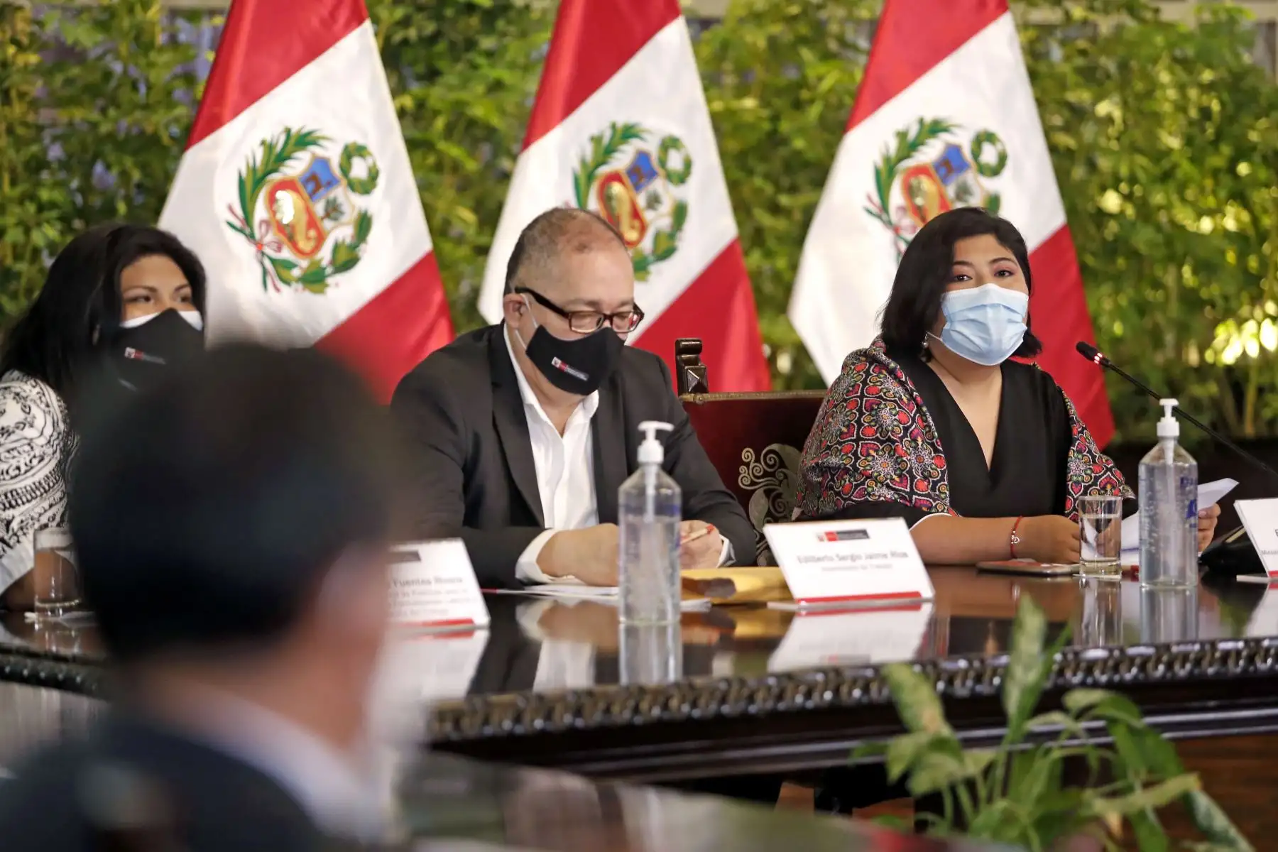 Presidente de la República Pedro Castillo, participa de la ceremonia de lanzamiento de la Escuela Nacional de Estudios Sindicales, organizado por el Ministerio de Trabajo y Promoción del Empleo – MTPE. Foto: ANDINA/Presidencia Perú
