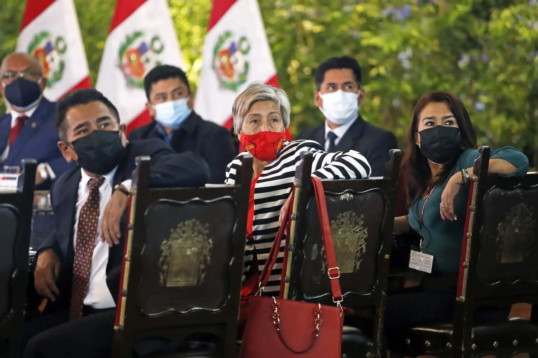 Presidente de la República Pedro Castillo, participa de la ceremonia de lanzamiento de la Escuela Nacional de Estudios Sindicales, organizado por el Ministerio de Trabajo y Promoción del Empleo – MTPE. Foto: ANDINA/Presidencia Perú
