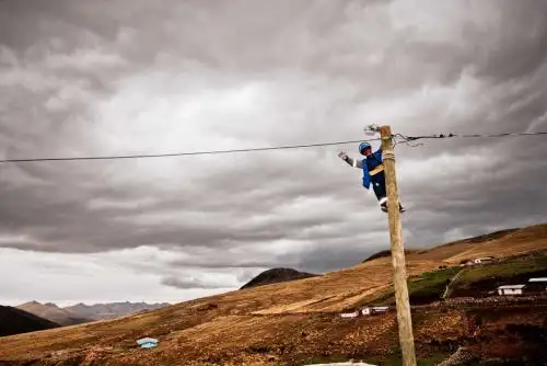 Electrificación rural. Foto: Cortesía.