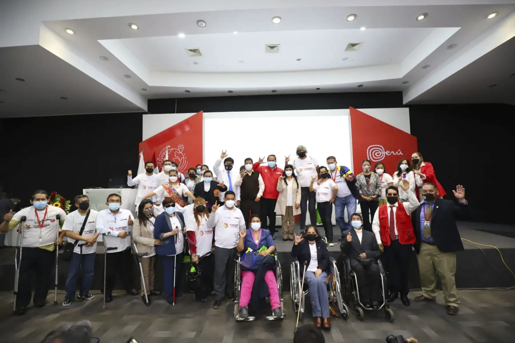 Gobierno presentó en la sede del Ministerio de Comercio Exterior y Turismo, la estrategia de turismo para personas con discapacidad y adultos mayores. ANDINA/Difusión