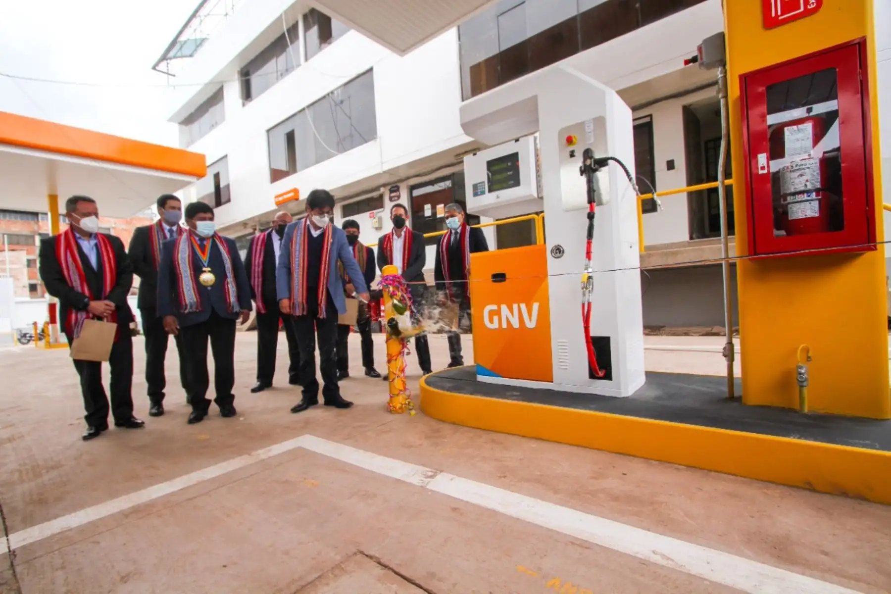 Cusco: inauguran en San Sebastián una segunda estación de Gas Natural vehícular