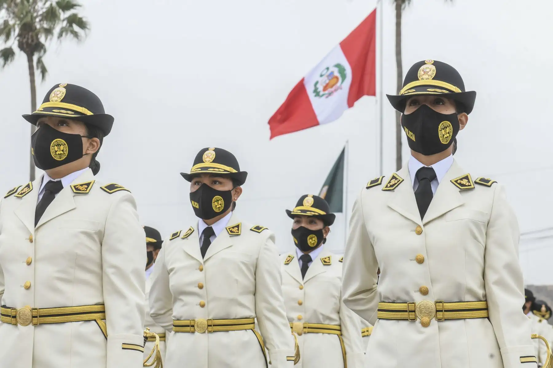Presidente de la República, Pedro Castillo, asiste a la ceremonia de graduación de los cadetes de la Escuela de Oficiales de la PNP.
Foto: Andina/Presidencia Perú