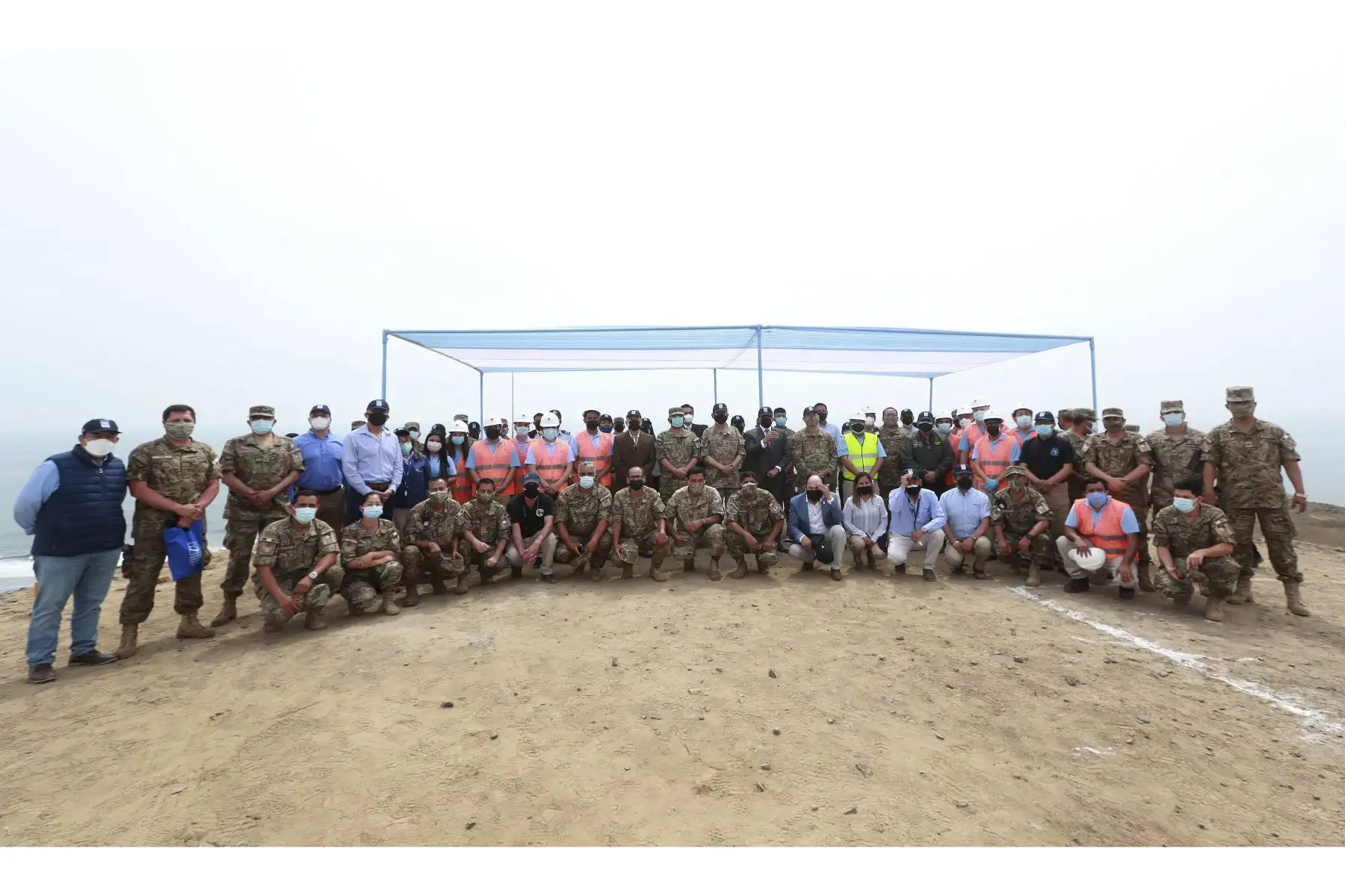 La Agencia Espacial del Perú - CONIDA realiza el lanzamiento del Cohete Sonda Paulet 1C. Ministro de Defensa, Juan Carrasco, participa de este evento en la Base Científica de la Agencia Espacial del Perú, en Pucusana. Foto: MINDEF