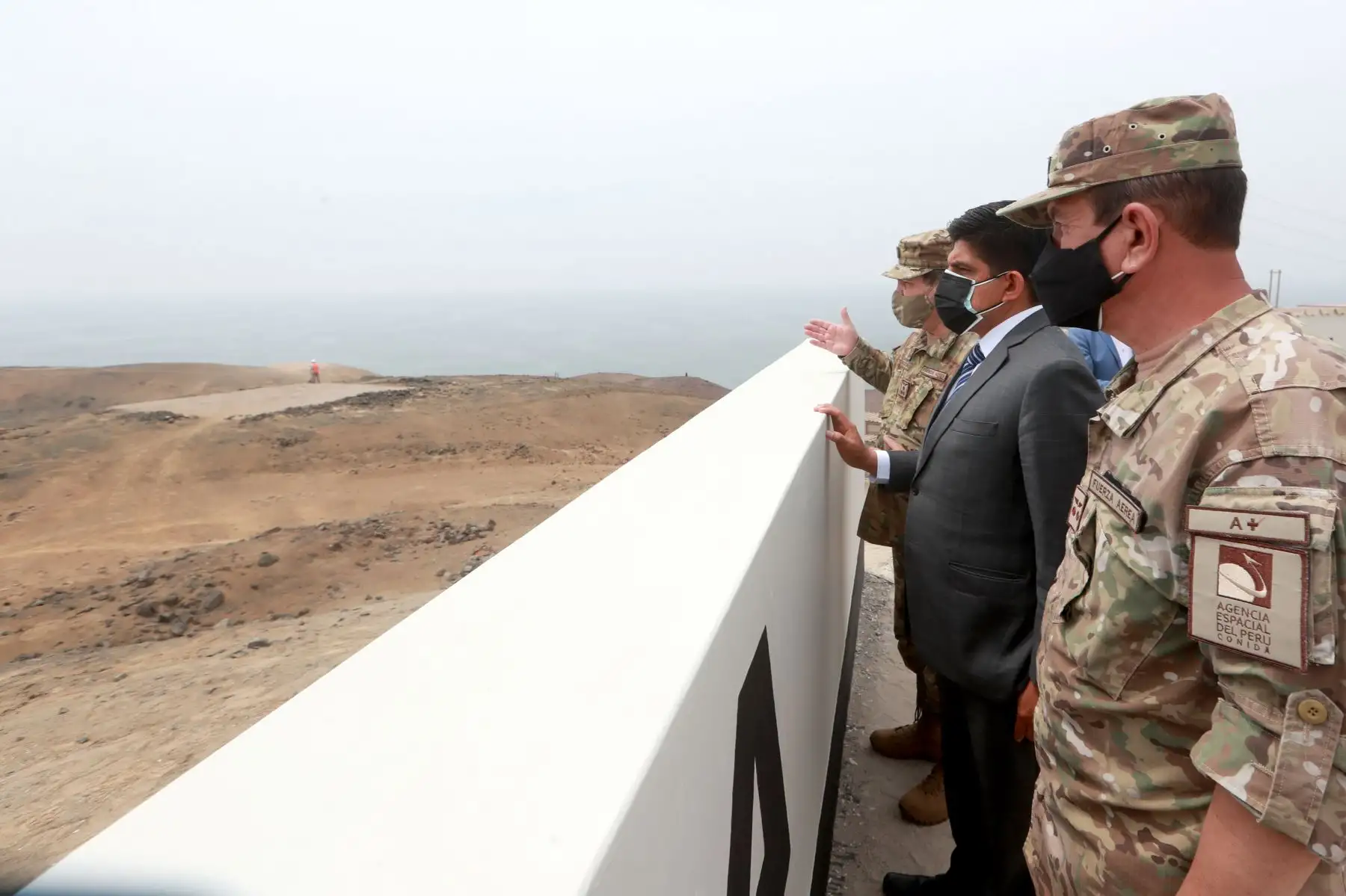 La Agencia Espacial del Perú - CONIDA realiza el lanzamiento del Cohete Sonda Paulet 1C. Ministro de Defensa, Juan Carrasco, participa de este evento en la Base Científica de la Agencia Espacial del Perú, en Pucusana. Foto: MINDEF