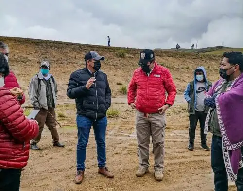Comitiva del Ministerio de Energía y Minas confirmó la ejecución de acciones para resolver la problemática ambiental en el río Moche, en el distrito de Quiruvilca, provincia de Santiago de Chuco, en La Libertad. ANDINA/Difusión
