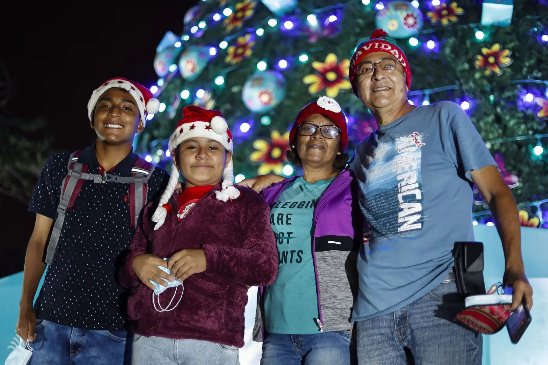 Así se vive Navidad en el Circuito Mágico del Agua. Foto: ANDINA/Renato Pajuelo
