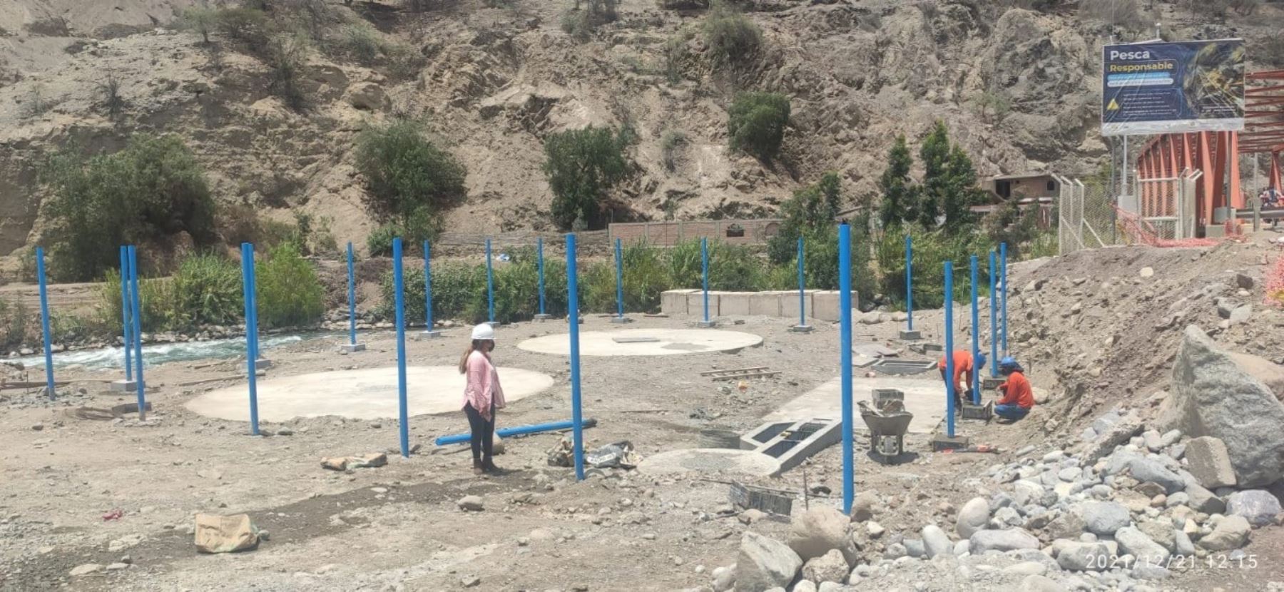 Cañete: ejecutan obras de agua potable por más de S/ 12 millones en distrito de Pacarán