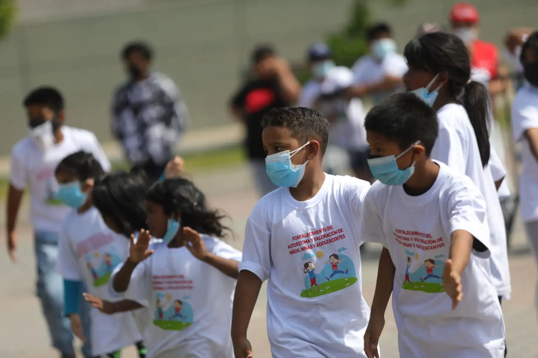 MIMP organiza aerotón para niñas, niños y adolescentes usuarios del Servicio de Educadores de Calle del Inabif
Foto: MIMP