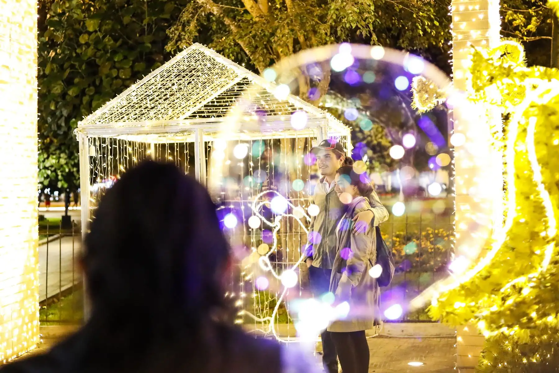 Ciudadanos se alistan para recibir la Navidad.
Foto: ANDINA/Renato Pajuelo