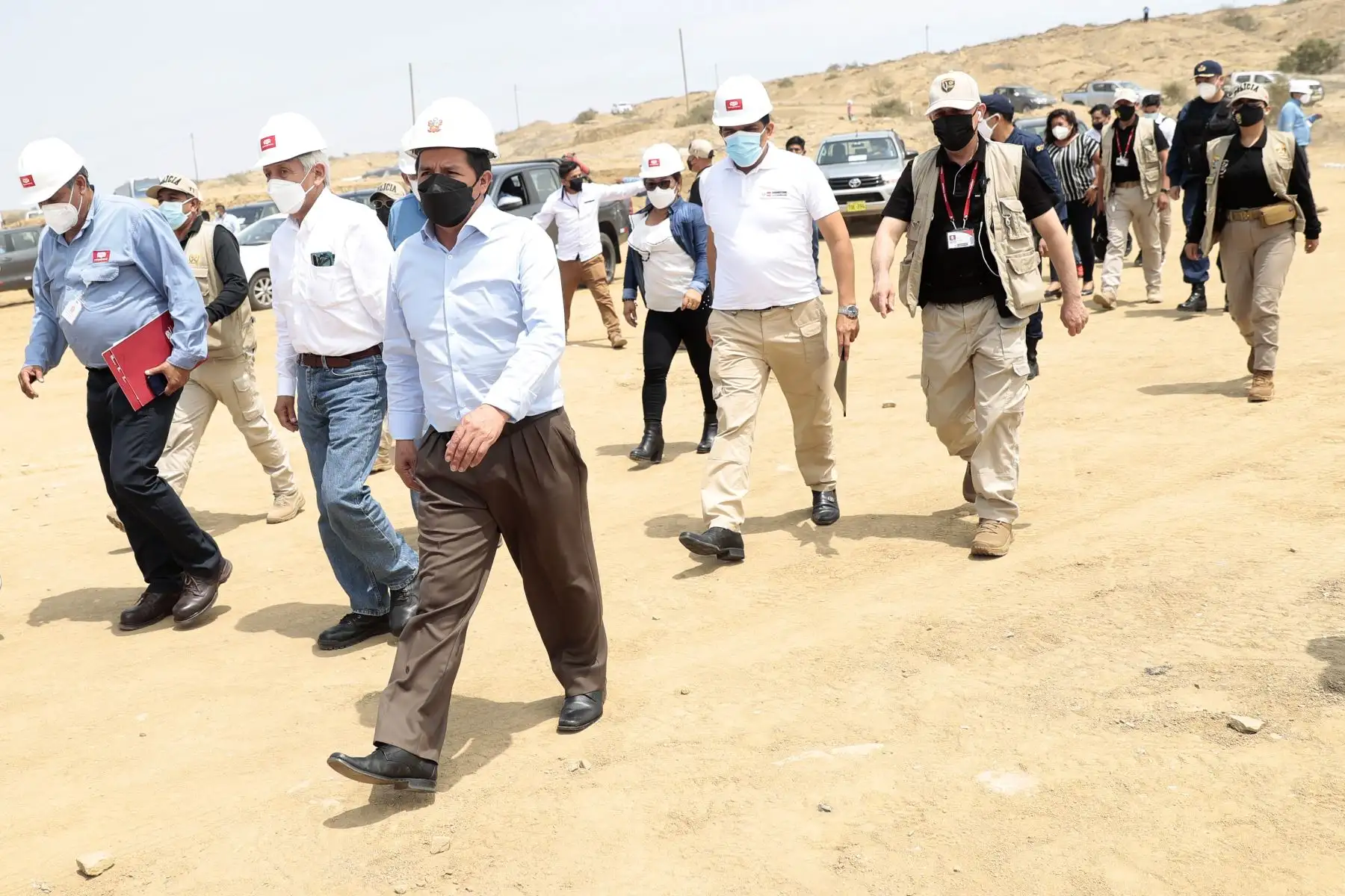Presidente Pedro Castillo participa en la ceremonia de recepción del Lote I de Talara y reinicio de las operaciones de Petroperú en la producción de petróleo y gas en Piura.
Foto: ANDINA/Presidencia Perú