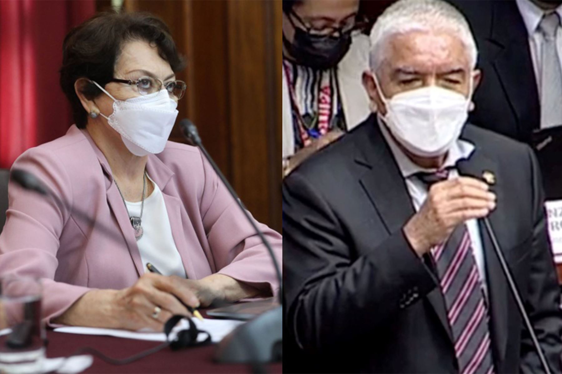 Congresistas Héctor Acuña y Gladys Echaíz dieron positivo a covid-19
