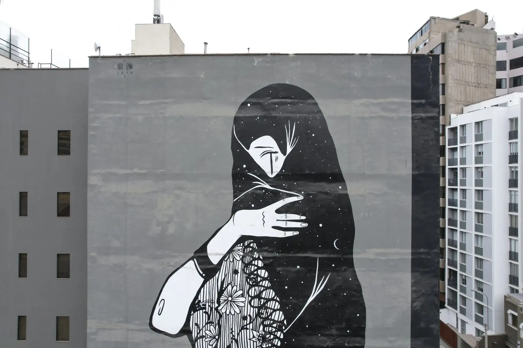 Murales pintados por artistas urbanos se exhiben en paredes de edificios y casas de Miraflores. Los jóvenes artistas imponen sus coloridas obras en paredes que anteriormente lucían vacías. Foto: ANDINA/Jhonel Rodríguez Robles