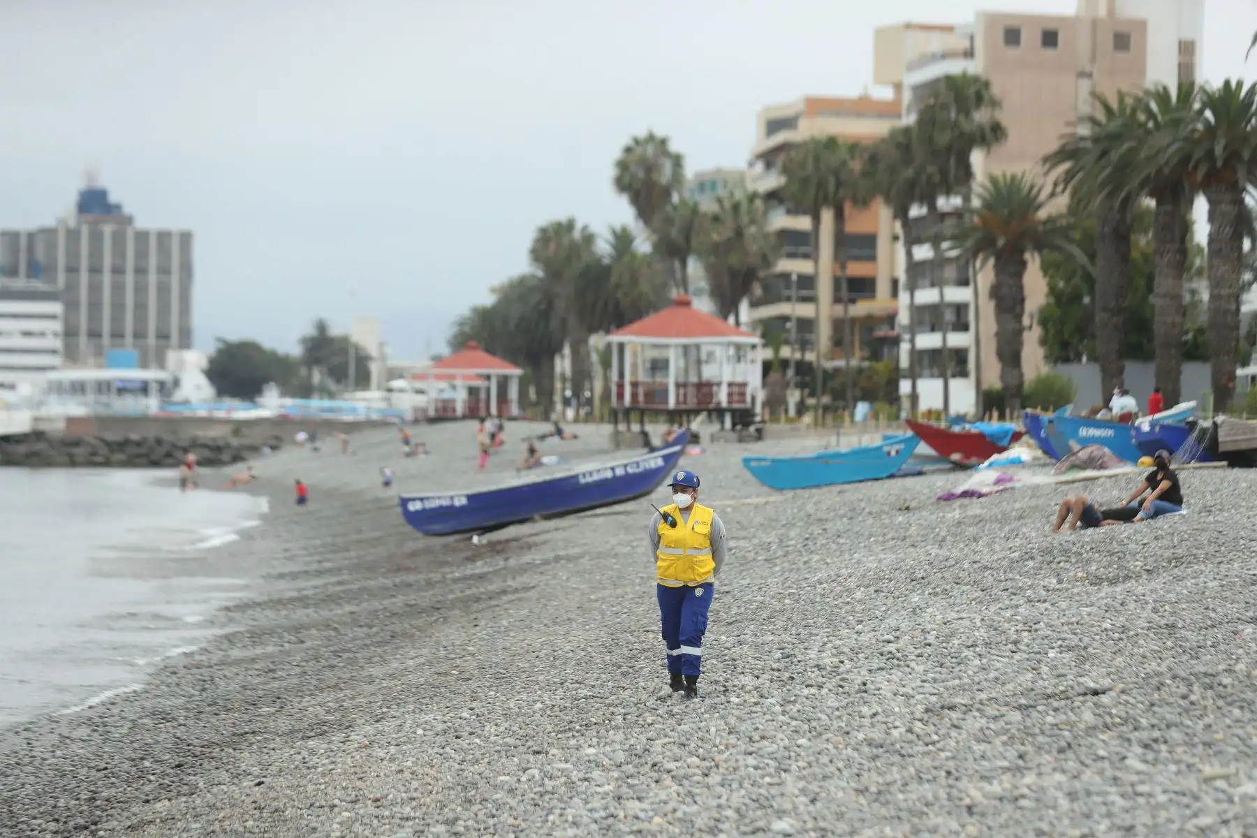 La Punta anuncia cierre de playas el 1 y 2 de enero del 2022.
Municipalidad de la Punta se prepara para el cierre de playas este fin de semana con el fin de controlar la propagación del Coronavirus en las fiestas de fin de año.
Foto: ANDINA/Carla Patiño Ramírez