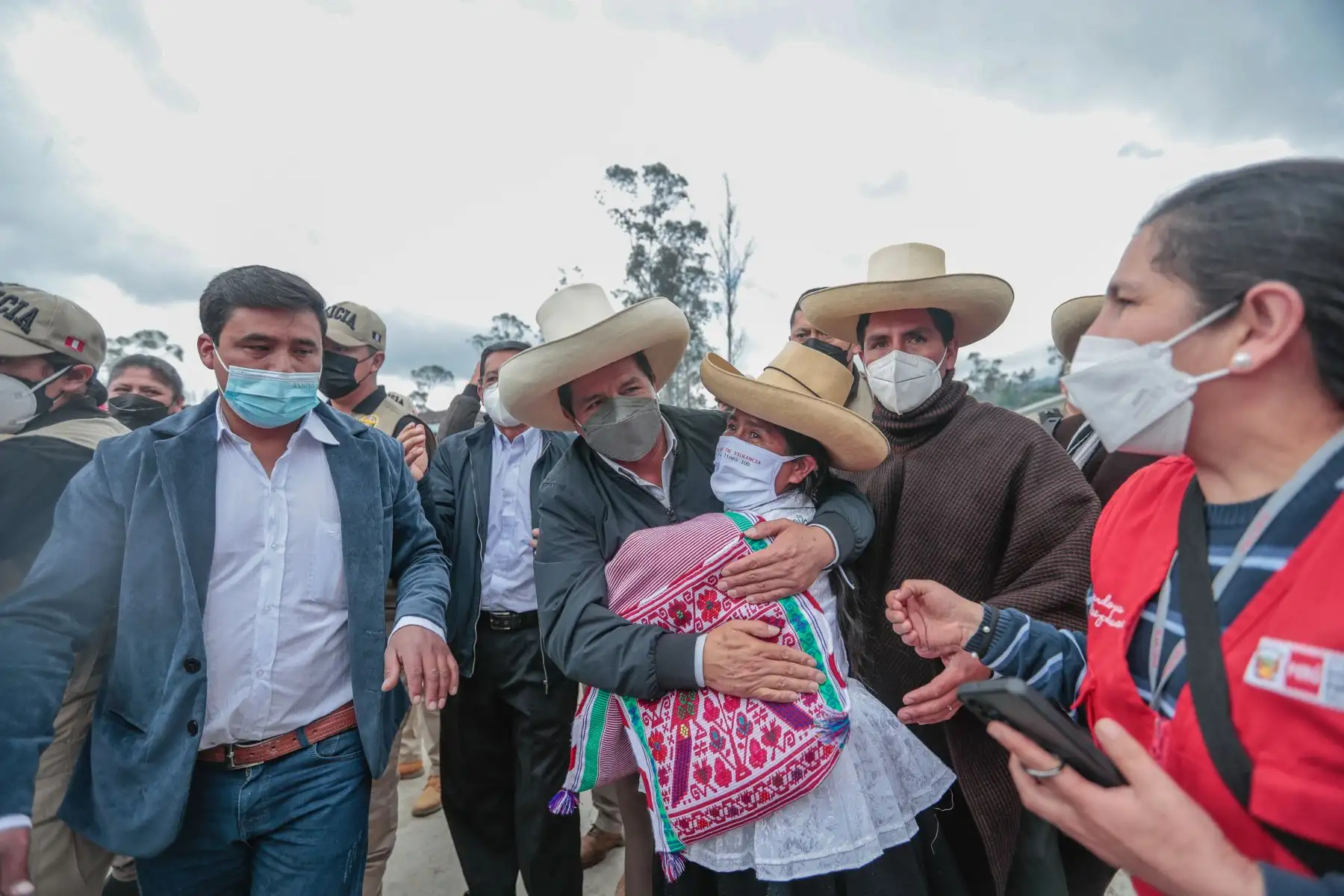 Presidente de la Repúplica, Pedro Castillo participa en la ceremonia por el 45 aniversario de las Rondas Campesinas de Cuyumalca y del Perú, en Chota, Cajamarca.
Foto: ANDINA/ Prensa Presidencia
