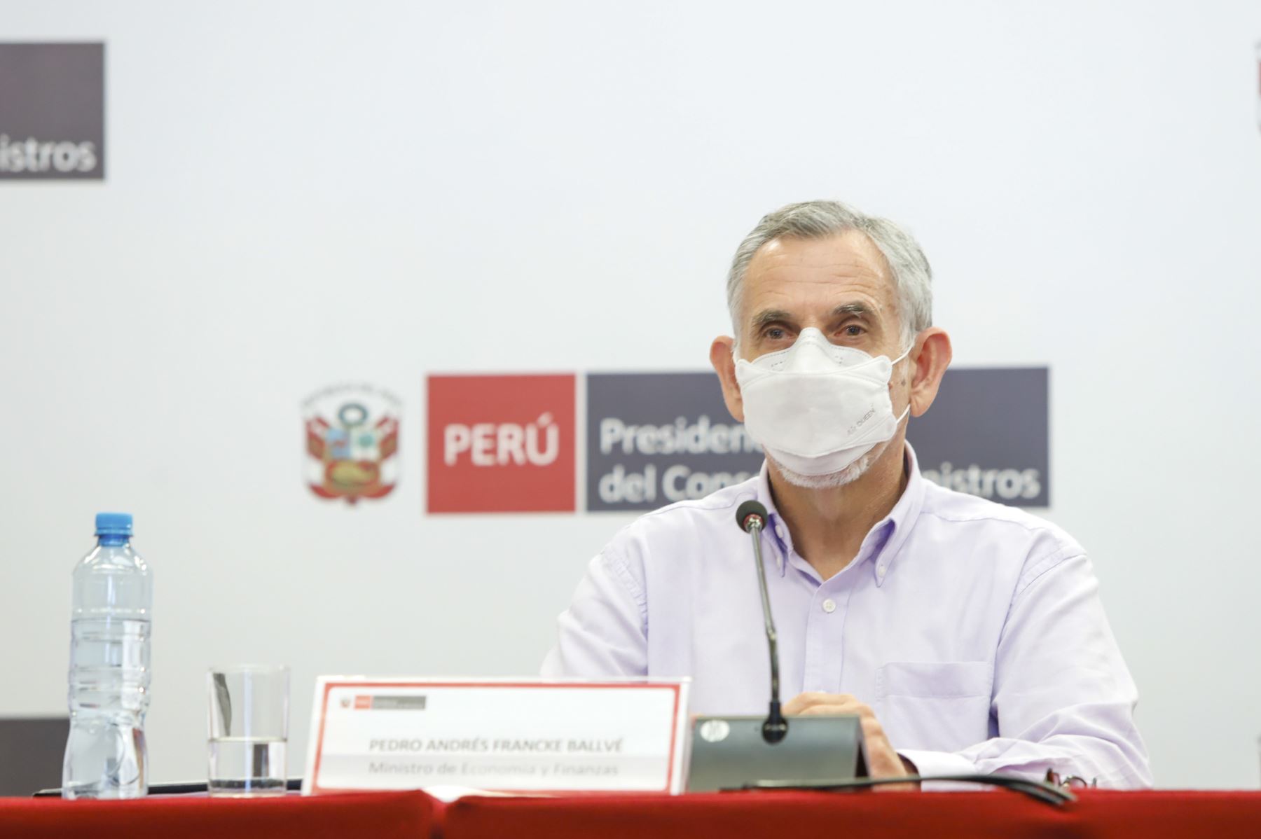 Ministro de Economía y Finanzas, Pedro Francke. Foto: ANDINA/Difusión.