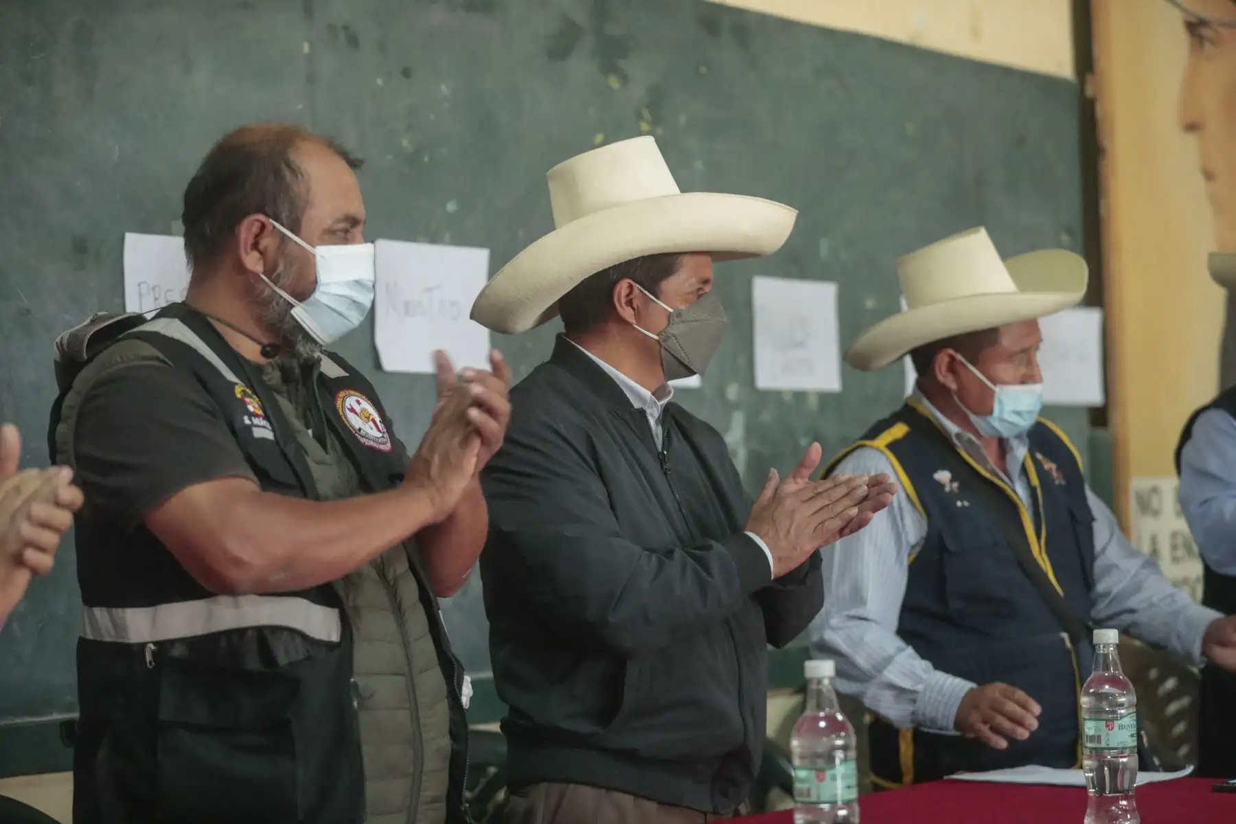 El presidente Pedro Castillo se reunió con dirigentes de Rondas Campesinas de diversas regiones y provincias, en la provincia de Chota, Cajamarca. Foto: ANDINA/Prensa Presidencia