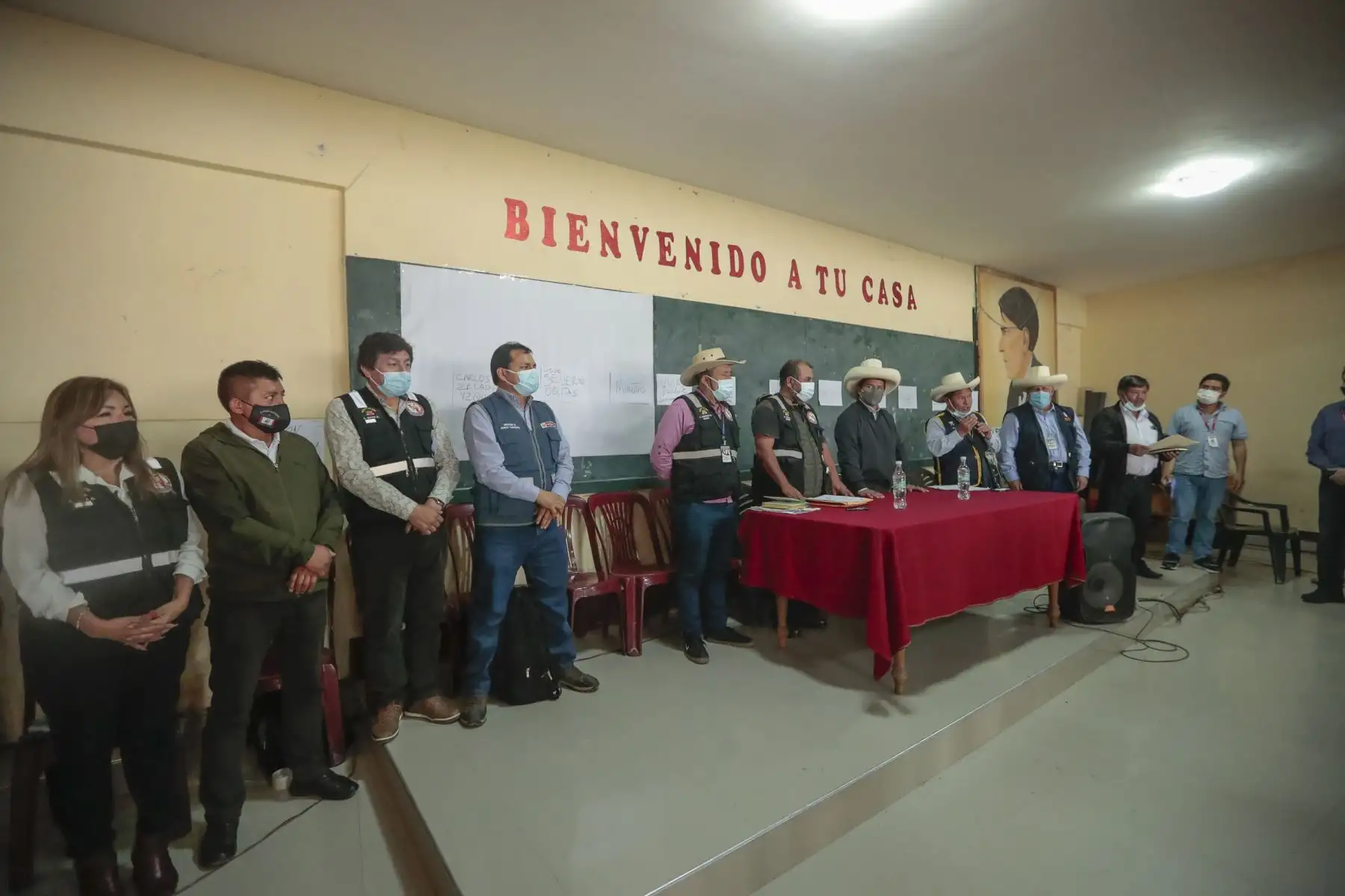 El presidente Pedro Castillo se reunió con dirigentes de Rondas Campesinas de diversas regiones y provincias, en la provincia de Chota, Cajamarca. Foto: ANDINA/Prensa Presidencia