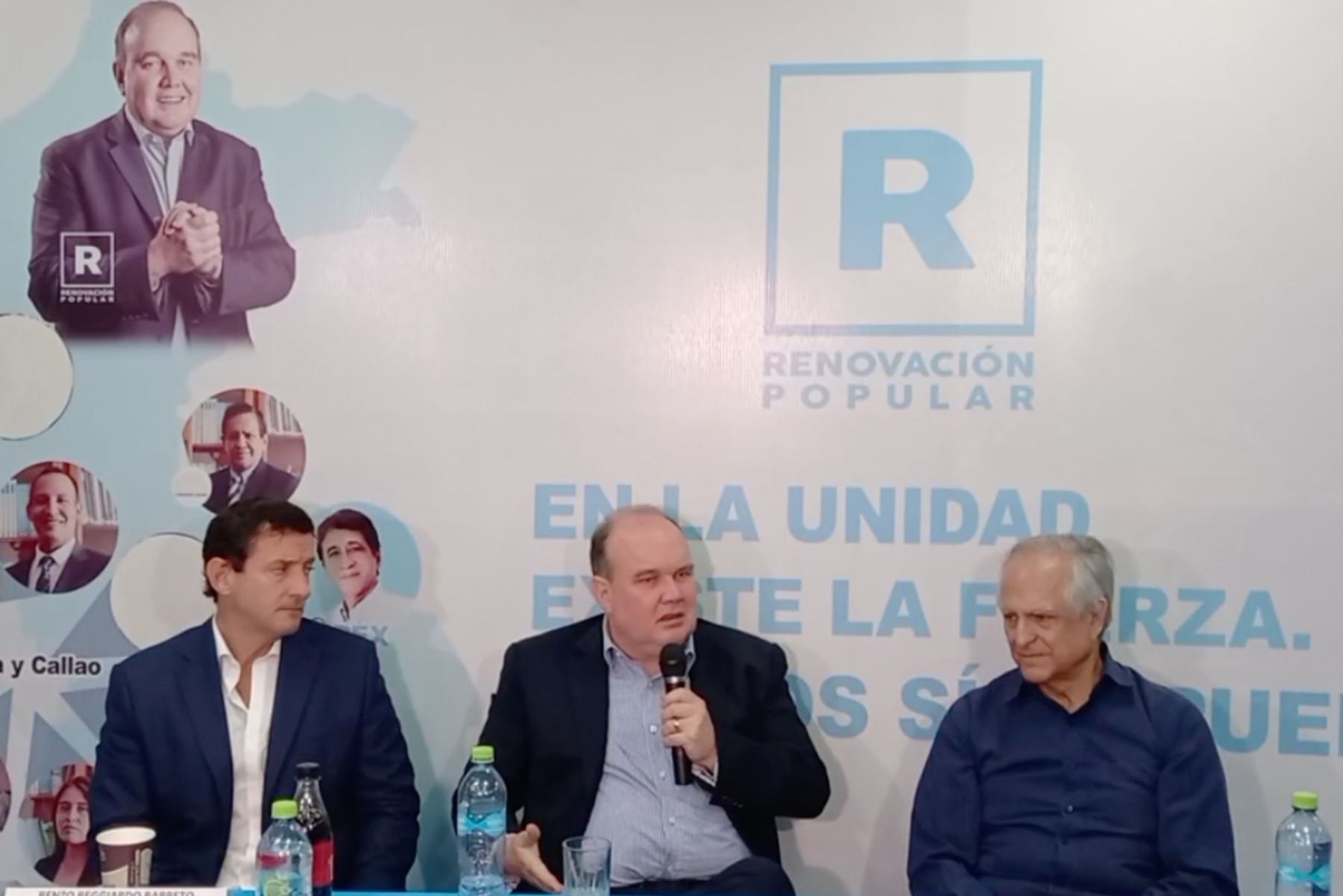 Presentan a Convergencia Democrática que presentará a López Aliaga como candidato a la alcaldía de Lima. Foto: Captura de pantalla