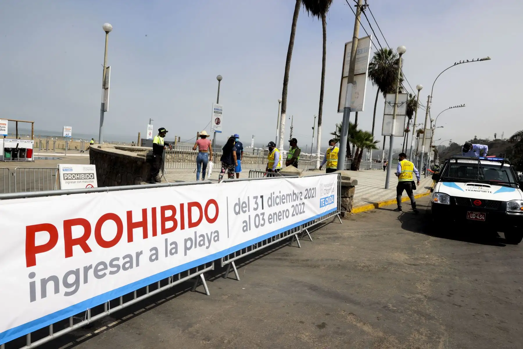 Playas de Lima ya fueron cerradas y y permanecerán así hasta el 1 de enero conforme a las medidas dispuestas por el Gobierno, a fin de evitar posibles contagios de la covid-19. Foto: ANDINA/Vidal Tarqui