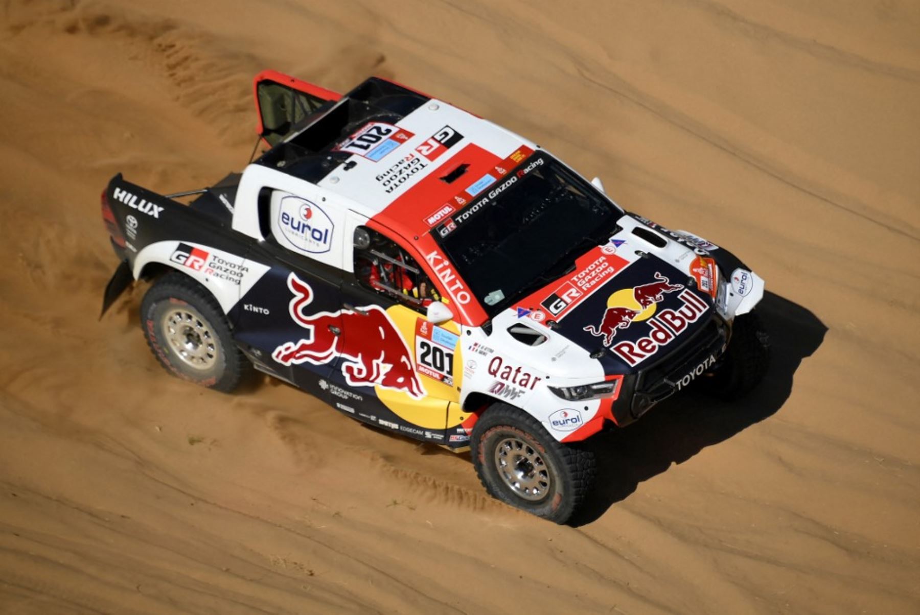El catarí Nasser Al-Attiyah (Toyota) se impuso en la primera especial de autos del Rally Dakar-2022