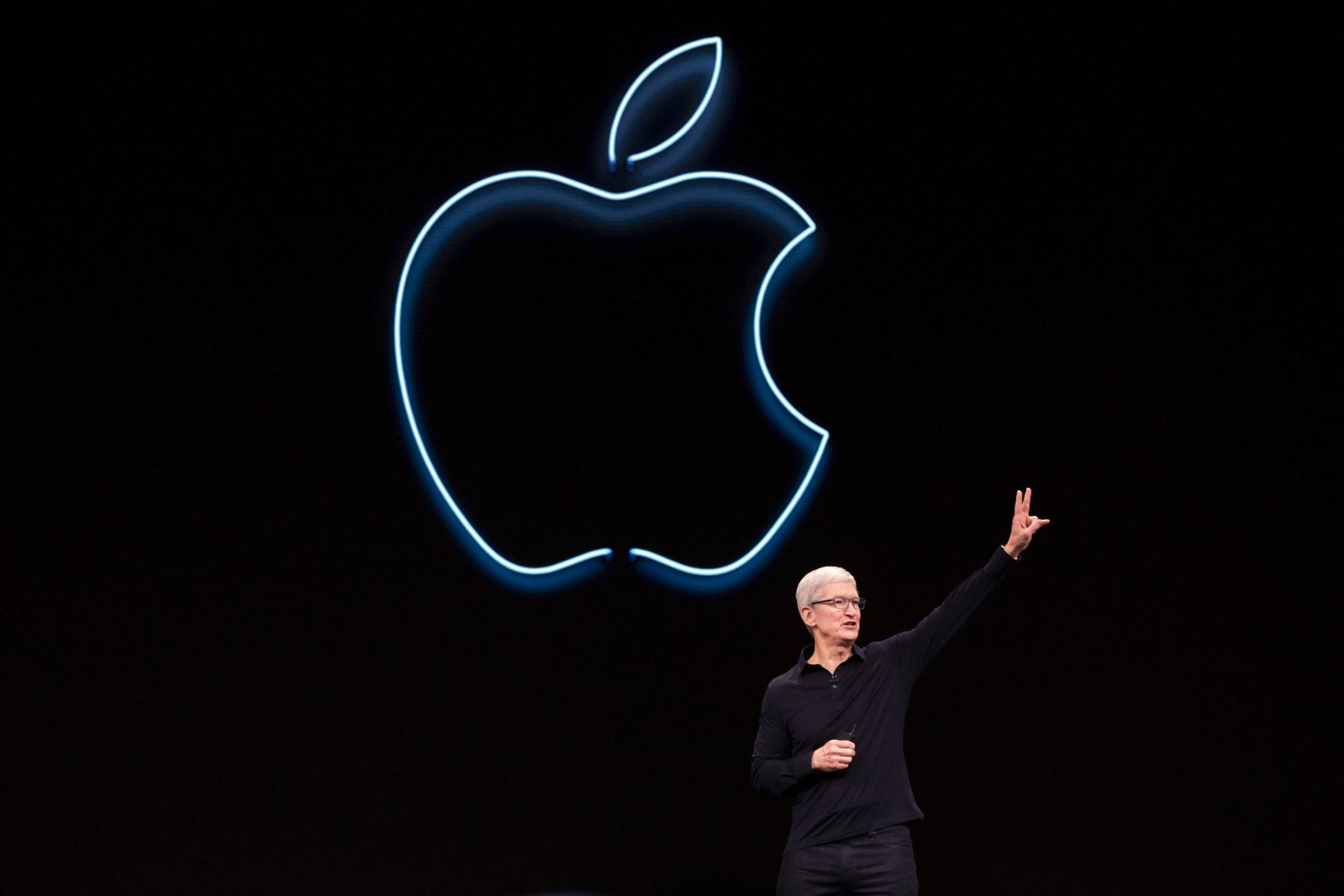 Unos 45 años después de su fundación alrededor de la idea del microordenador de consumo, Apple es una empresa impulsada por las ventas del iPhone. Foto: AFP